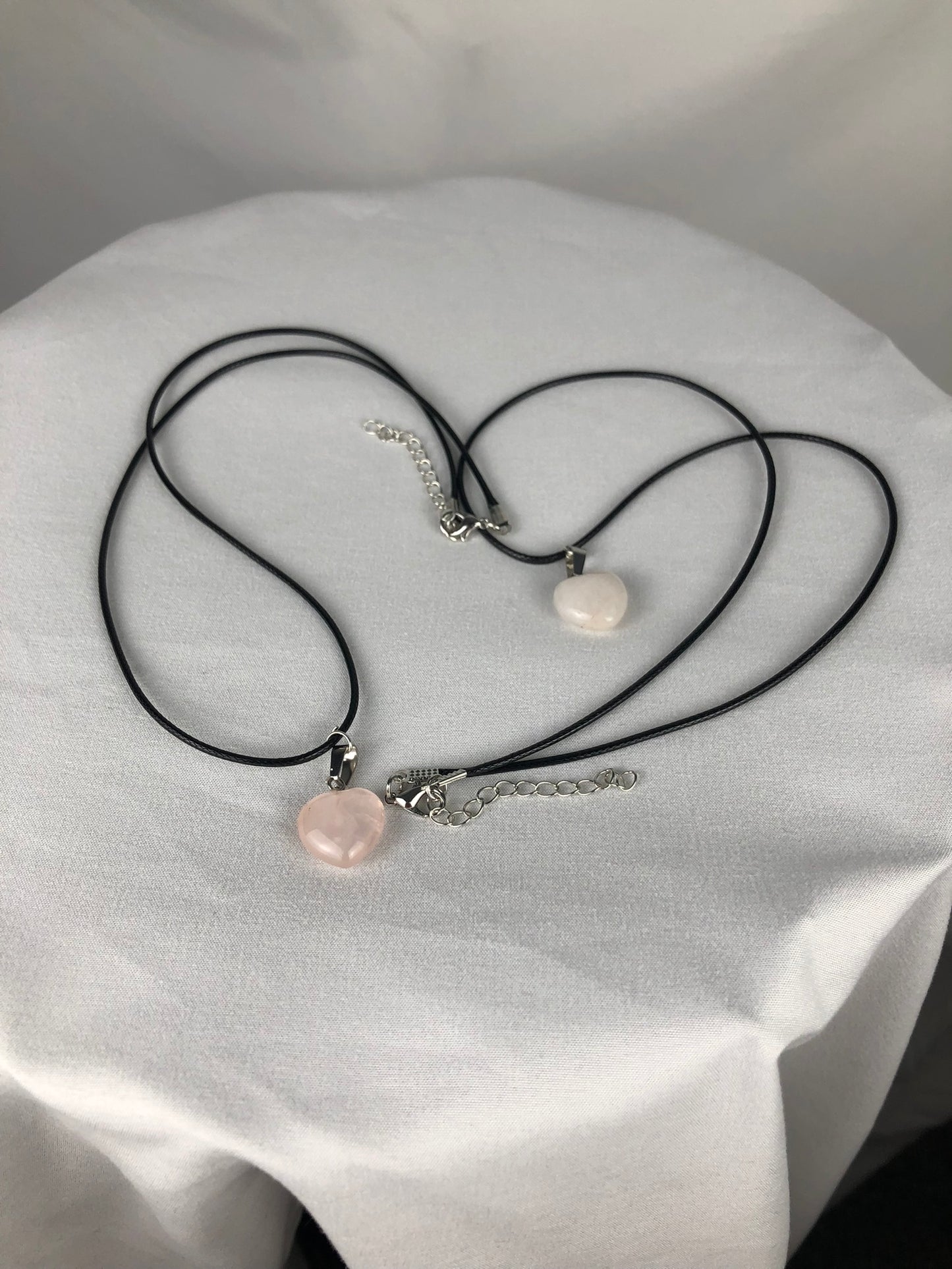 Quartz Heart Necklace