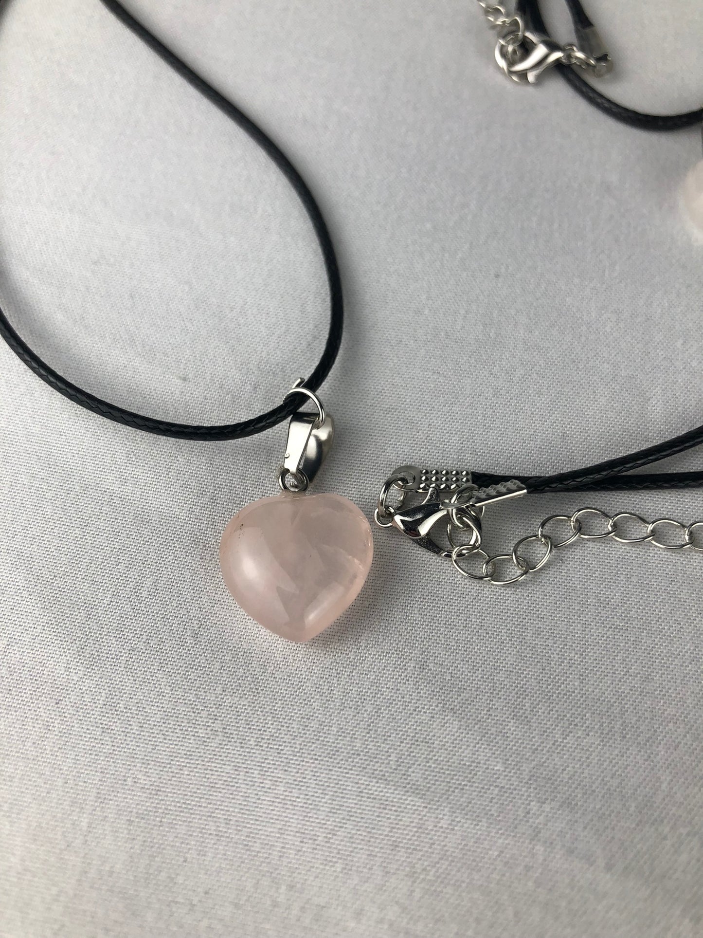 Quartz Heart Necklace