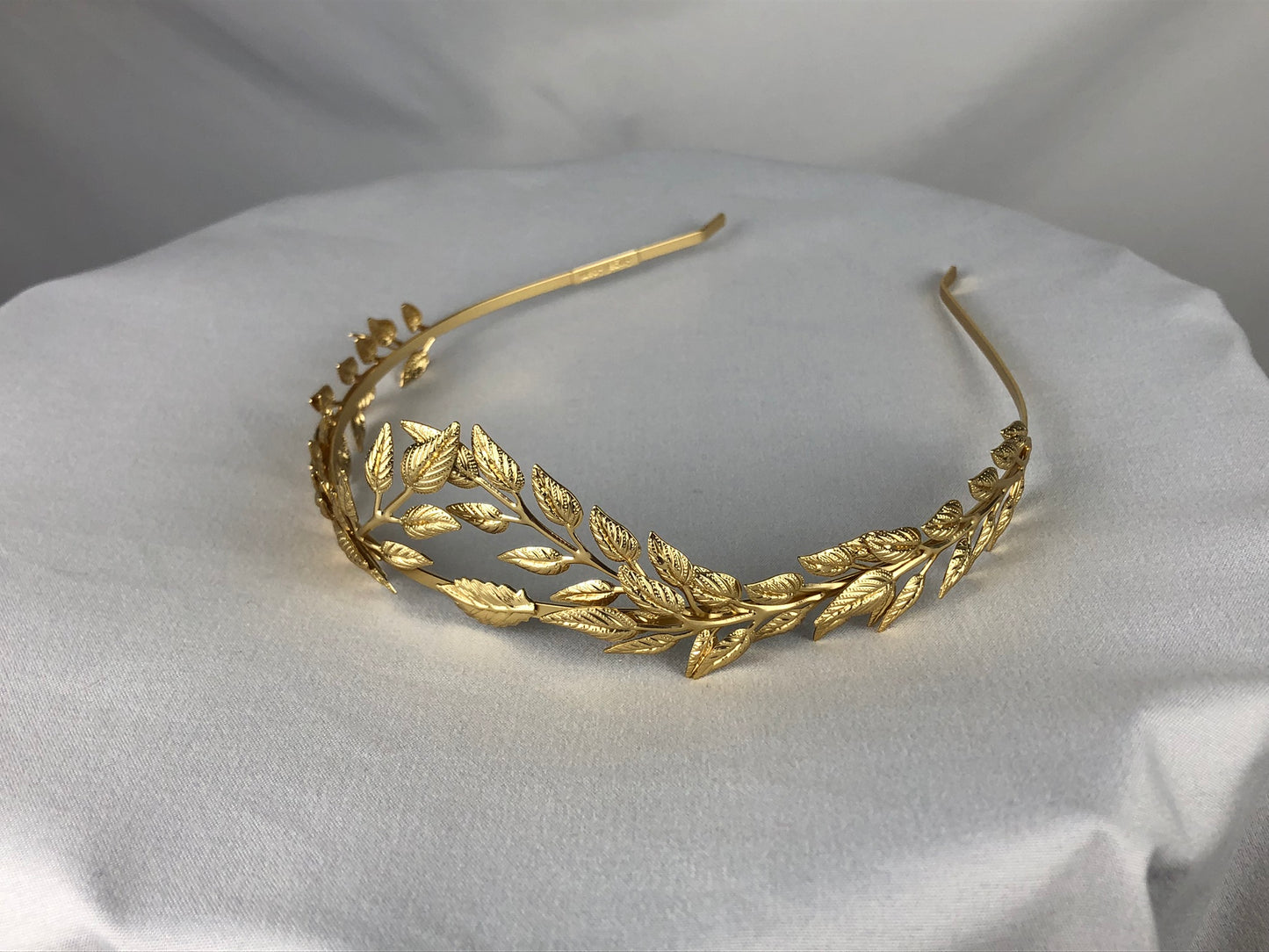 Gold Laurel Tiara Headband